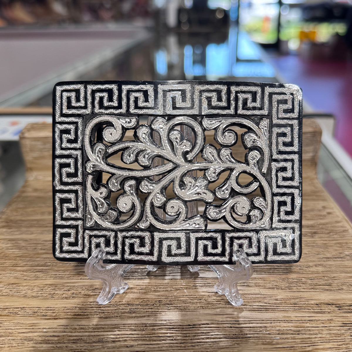 Handmade Silver Belt Buckle