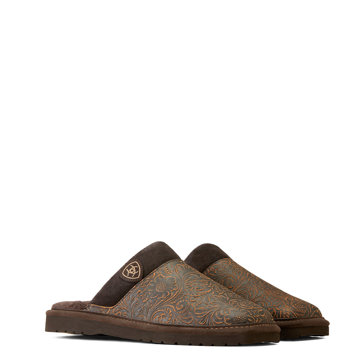 Ariat Men's Silversmith Embossed Tooling Square Toe Slipper