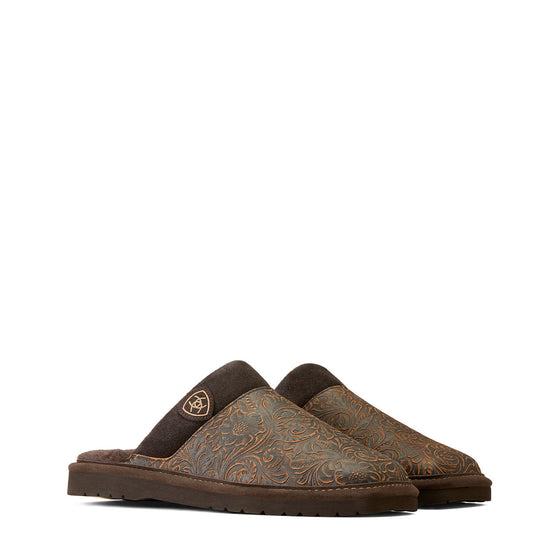Ariat Men's Silversmith Embossed Tooling Square Toe Slipper