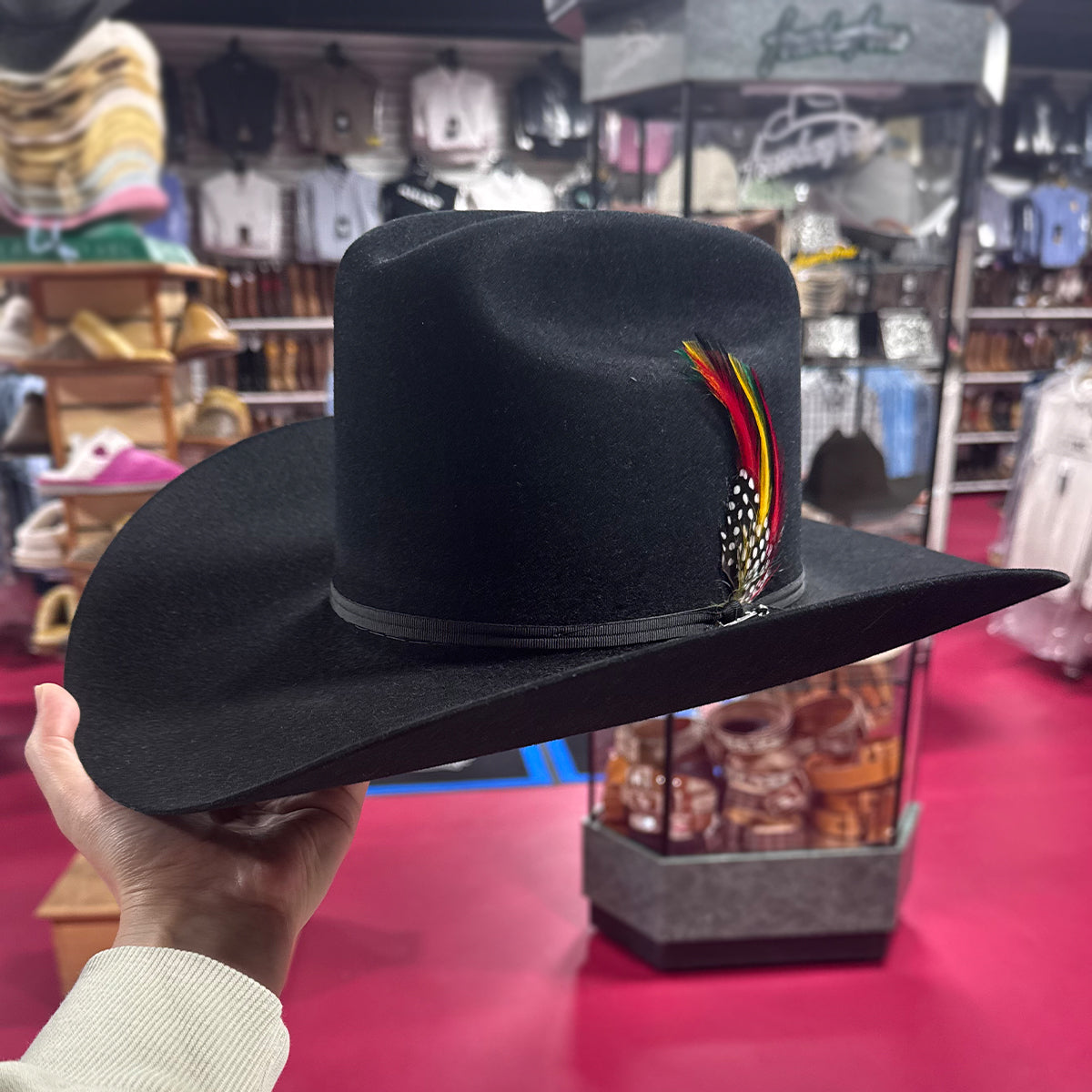 Stetson Rancher 6x Black Cowboy Felt Hat