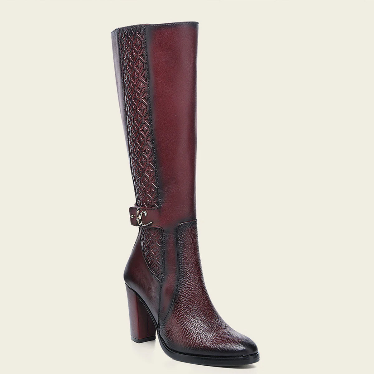  Ladies Wine Tall Boot