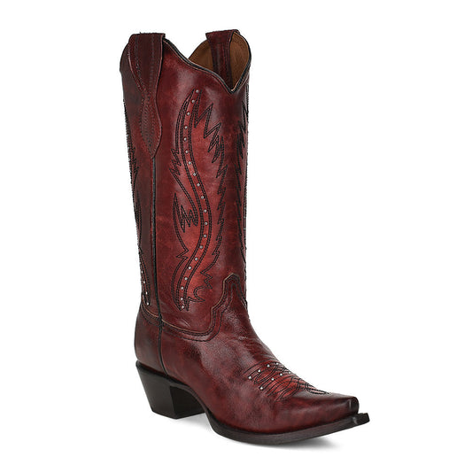 Corral Circle G Boots Wine Red Snip Toe Cowgirl Boot