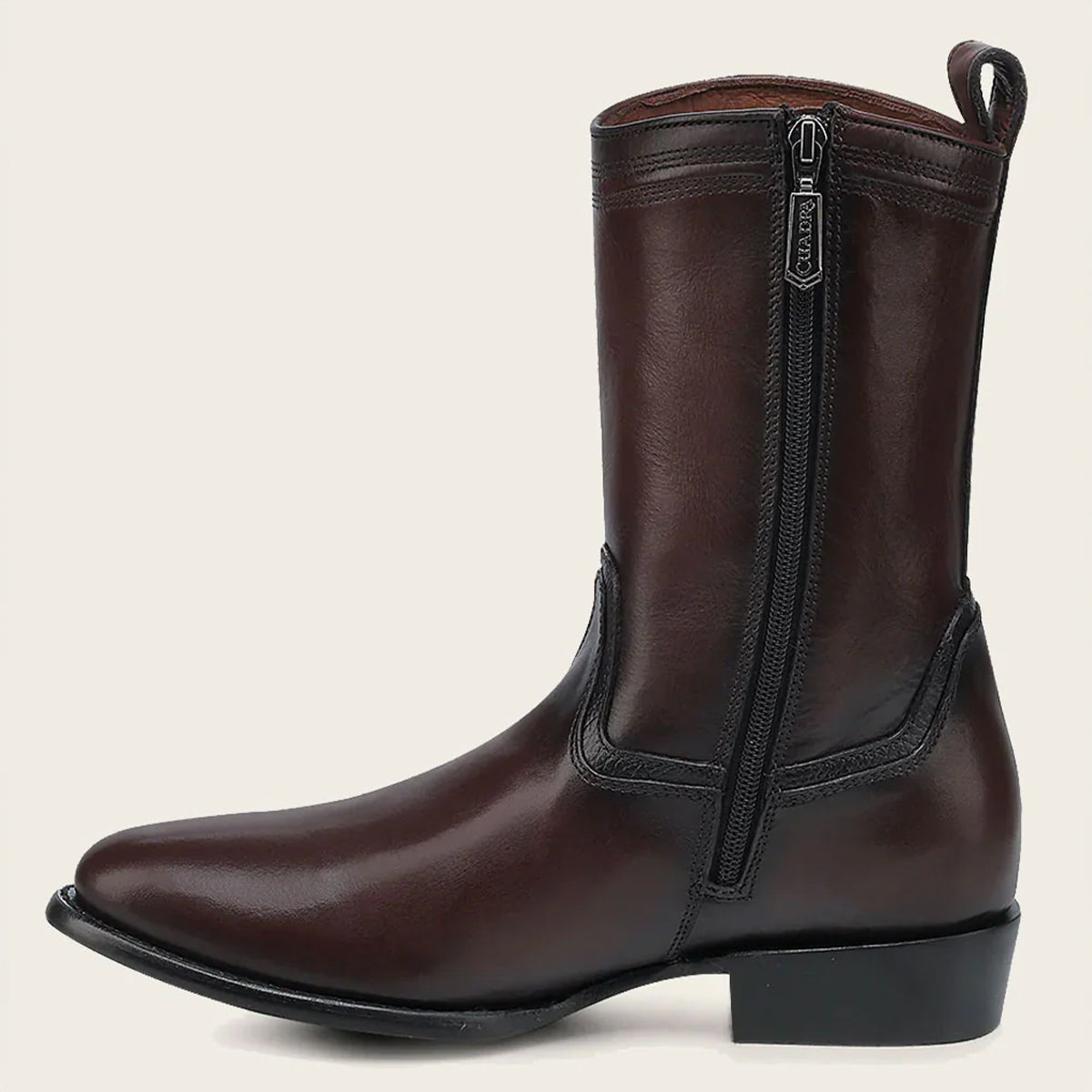  Chocolate Round Toe Boot